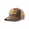 Montana 406 Snapback Hat – Laser Engraved Leatherette State Patch