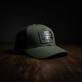 Liberty or Death Snapback Hat – Olive & Black Waterproof Patch Cap
