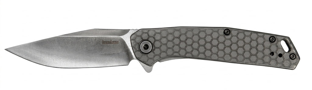 Kershaw Align Pocket Knife – Custom Laser Engraved Honeycomb Handle