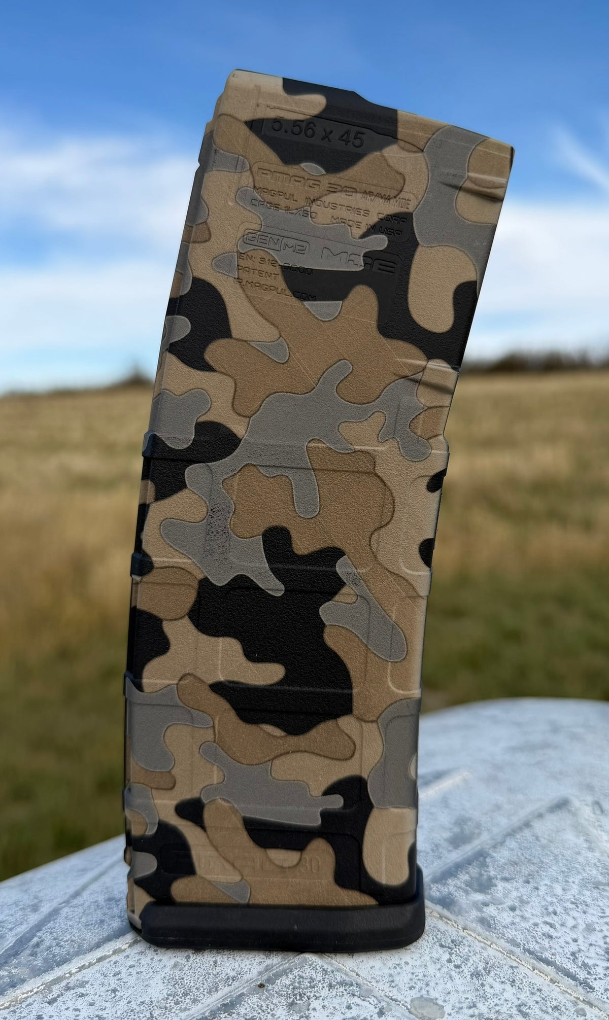 Camouflage Engraved  Magpul PMAG 30 AR/M4 GEN M2 MOE